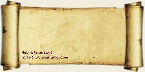 Tatjana Bakić vizit kartica